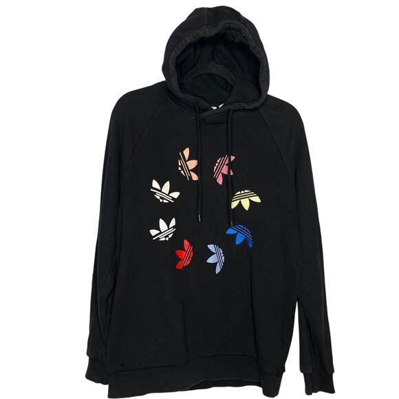 Adidas Originals Adicolor‎ Shattered Trefoil Hoodie Black Men Medium - Picture 2 of 10